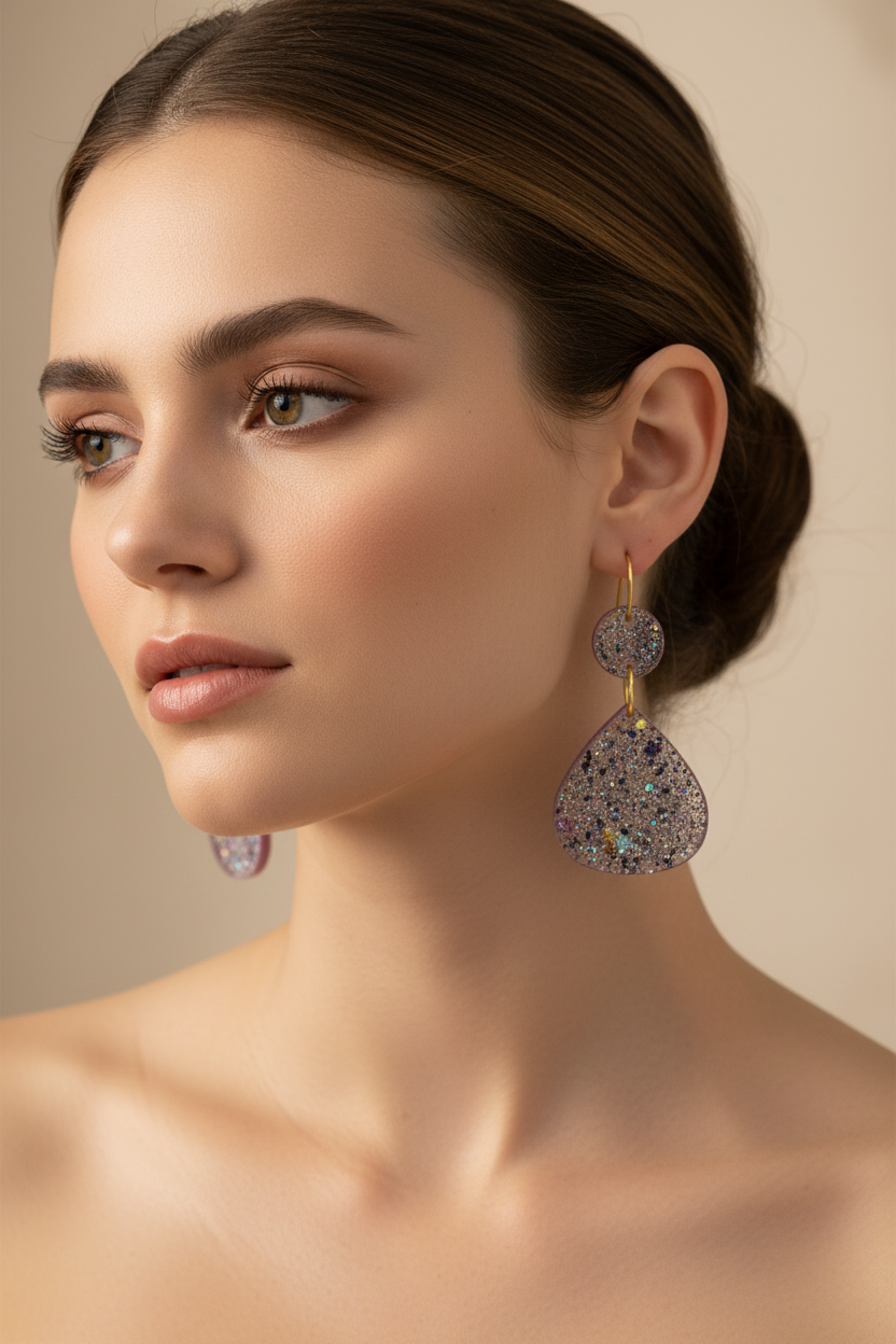 Boucles d'oreilles Lavender