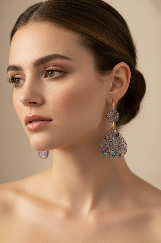 Boucles d'oreilles Lavender