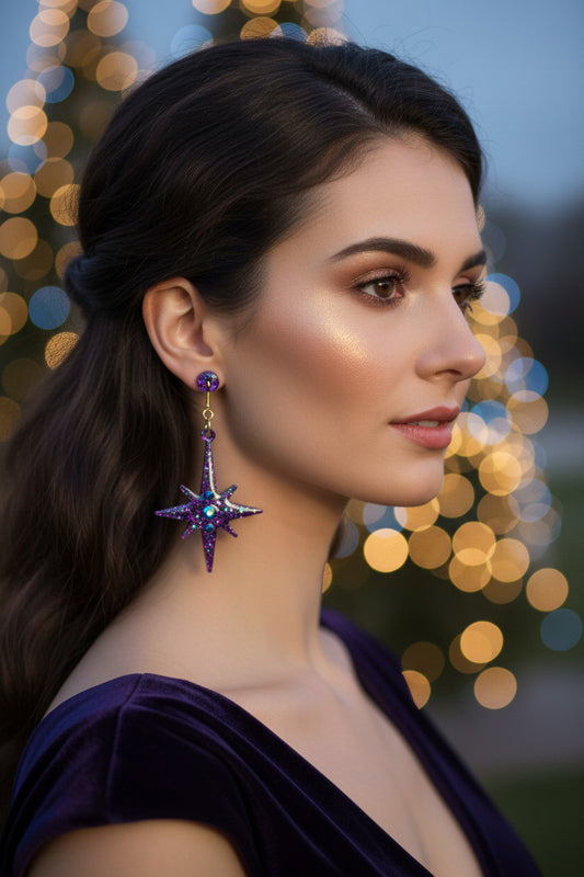 Boucles d'oreilles Étoile star