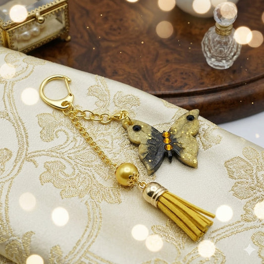 Porte-clés Gold Butterfly
